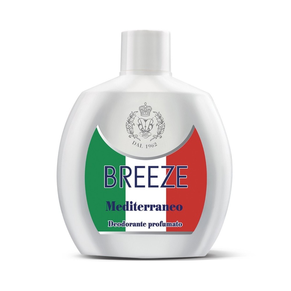 Breeze Mediterraneo - Deodorante Squeeze Senza Gas 100 ml 
