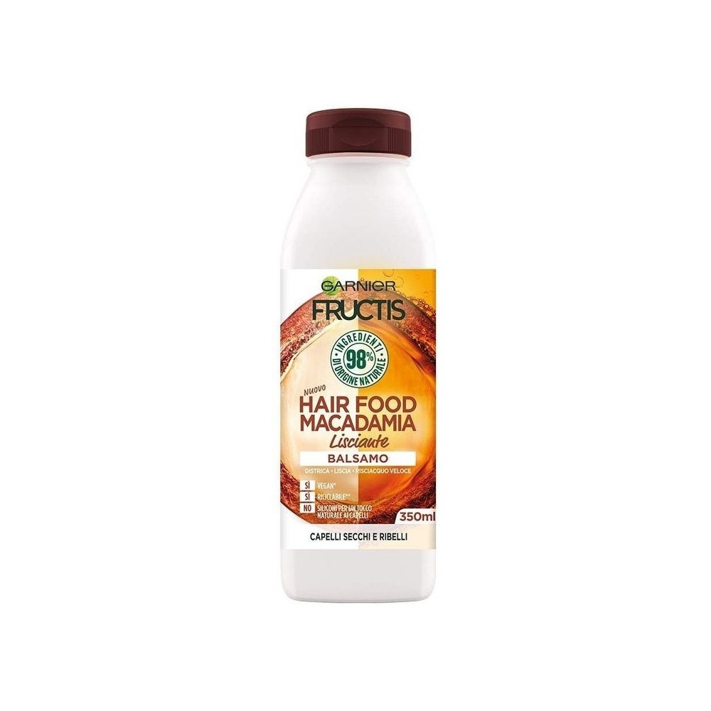 Garnier Fructis Hair Food Macadamia Balsamo Lisciante 350 ml 