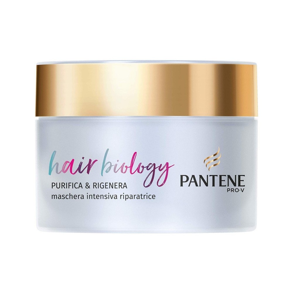 Pantene Hair Biology Purifica e Rigenera Maschera Intensiva Riparatrice 160 ml 