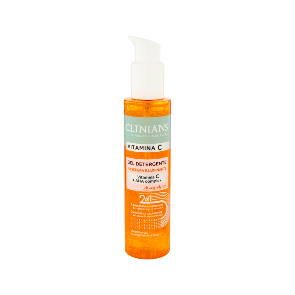 Clinians Vitamina C Gel Detergente/Maschera Illuminante 2in1 150 ml 