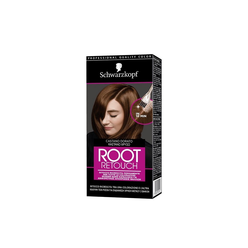 Schwarzkopf Root Retouch Ritocco Ricrescita Permanente - Castano Dorato 