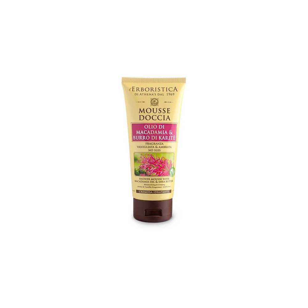 Athena's L'Erboristica Mousse Doccia Olio Di Macadamia & Burro Di Karite 200ML 