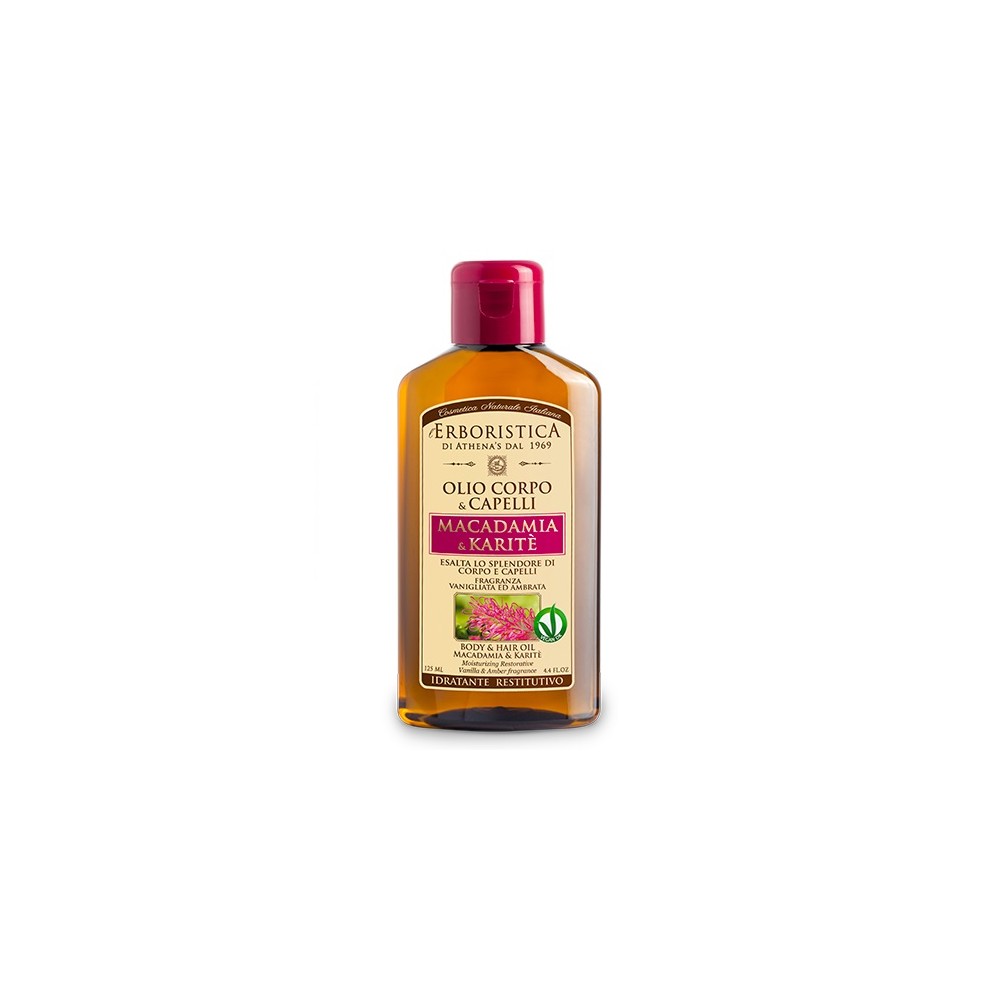 Athena's L'Erboristica Olio Corpo & Capelli Macadamia  e Karite 125ML 