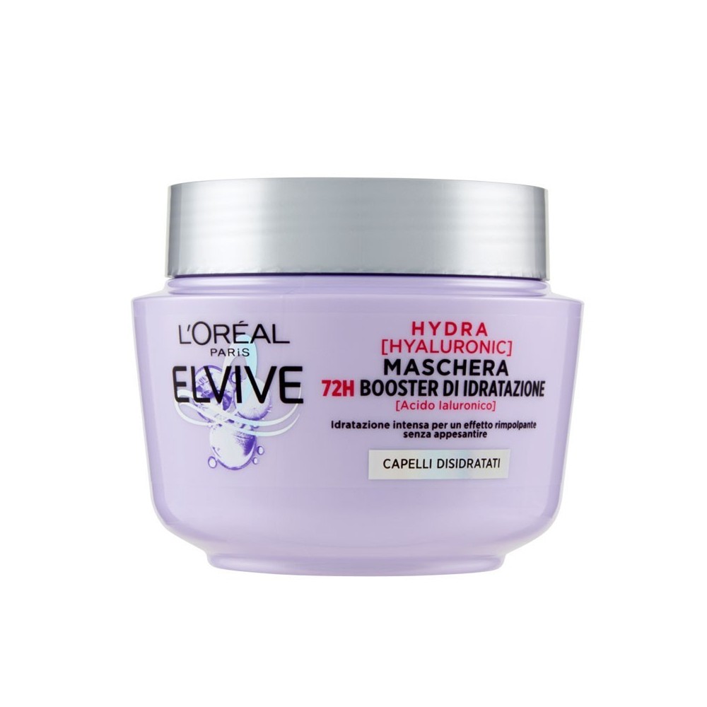 L'Oreal Paris Elvive Hydra Hyaluronic Maschera 72H Booster Di Idratazione 300 ml 