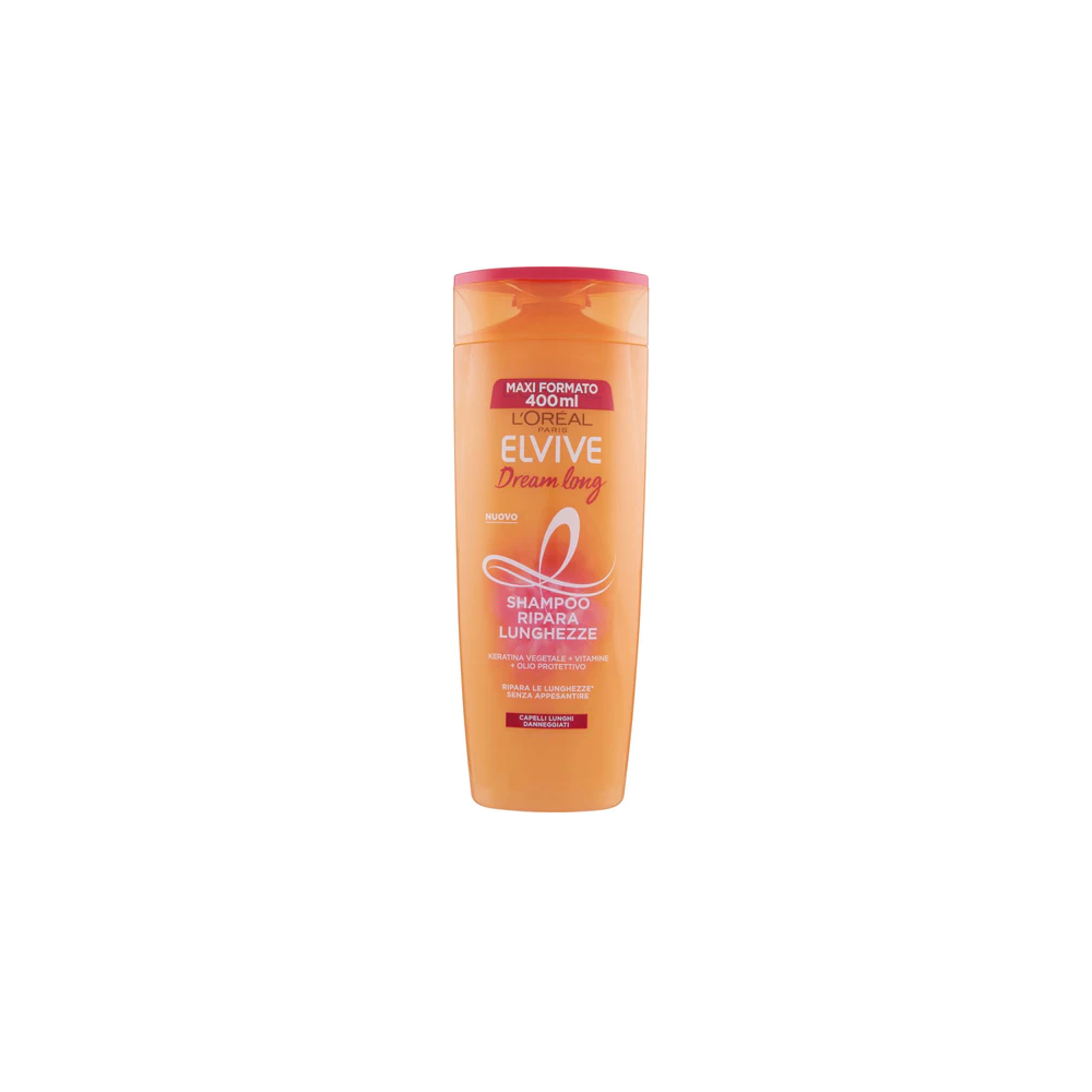 L'Oreal Paris Elvive Dream Long Shampoo Ripara Lunghezze 400 ml 
