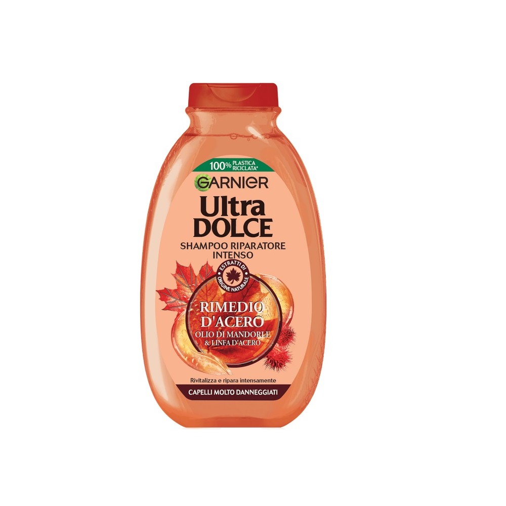 Garnier Ultra Dolce Shampoo Riparatore Intenso Rimedio D'Acero 400 ml 
