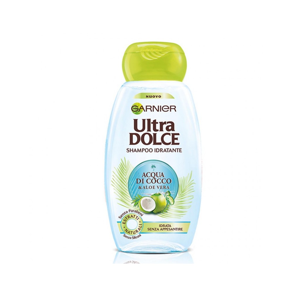 Garnier Ultra Dolce Shampoo Idratante Acqua Di Cocco E Aloe Vera 400 ml 