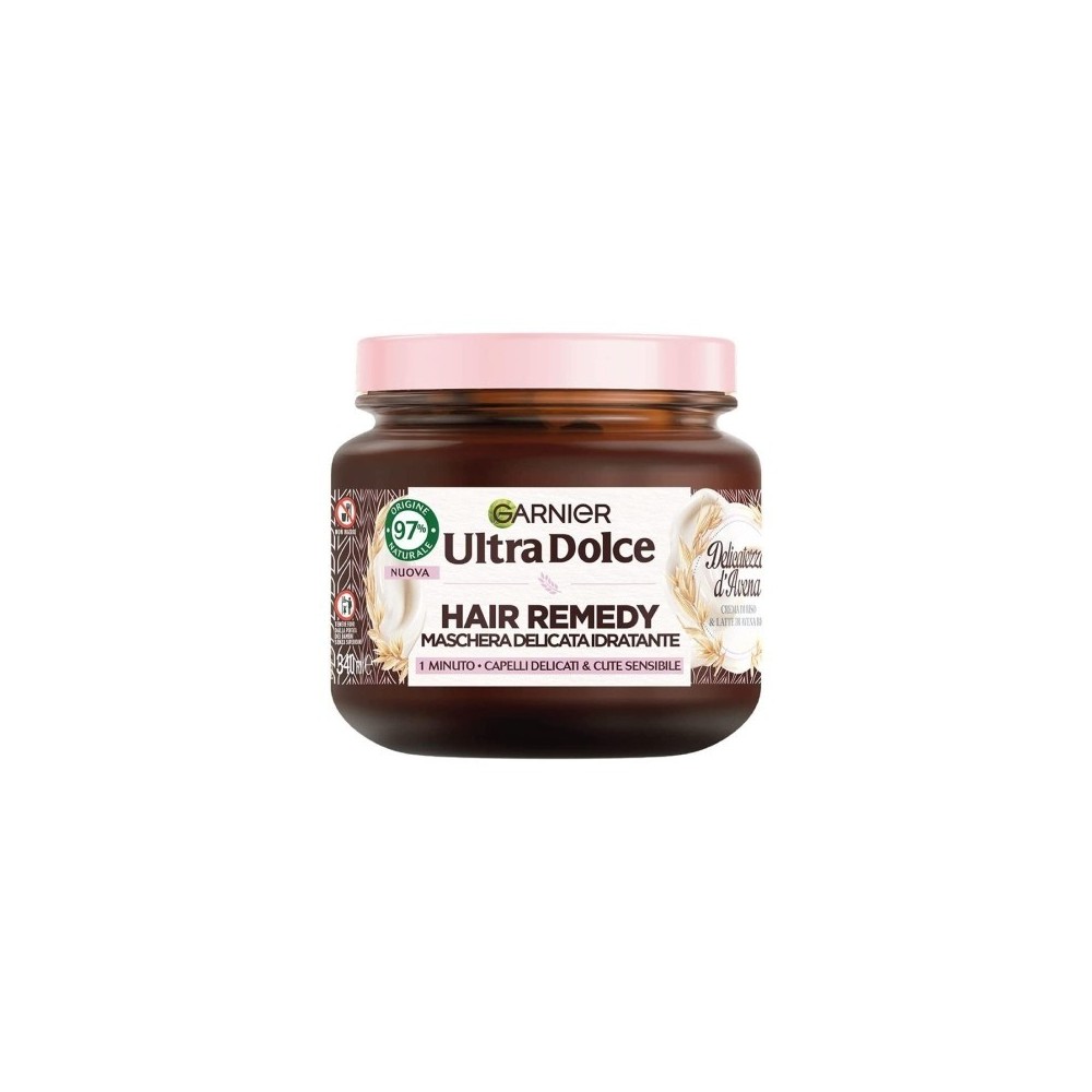 Garnier Ultra Dolce Hair Remedy Maschera Delicata Idratante Delicatezza D'Avena 340 ml 