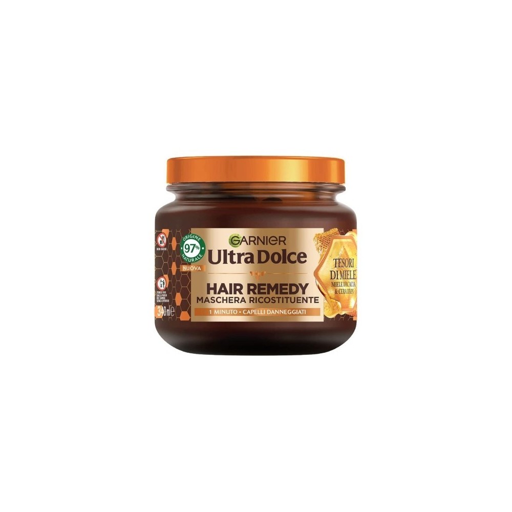 Garnier Ultra Dolce Hair Remedy Maschera Ricostituente Tesori di Miele 340 ml 