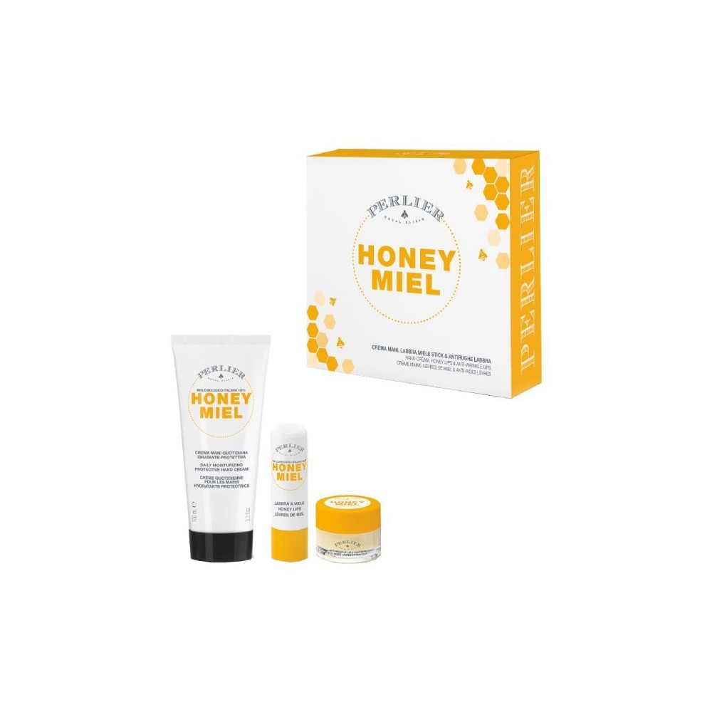 Perlier Honey Miel Cofanetto Mani E Labbra 