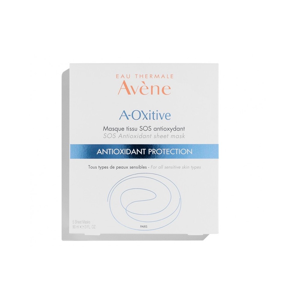Avene A-Oxitive SOS Maschera In Tessuto Antiossidante Levigante 