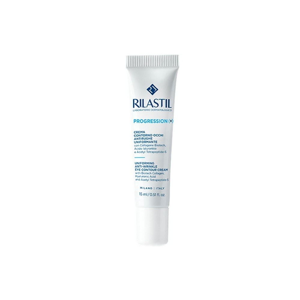 Rilastil Progression (+) Crema Contorno Occhi Antirughe Uniformante 15 ml 
