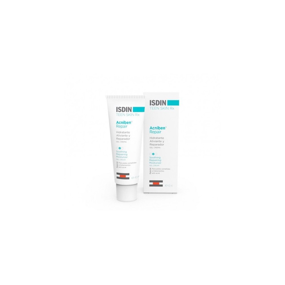Isdin Acniben Repair Gel-Crema Viso Idratante Lenitiva e Riparatrice 40 ml 