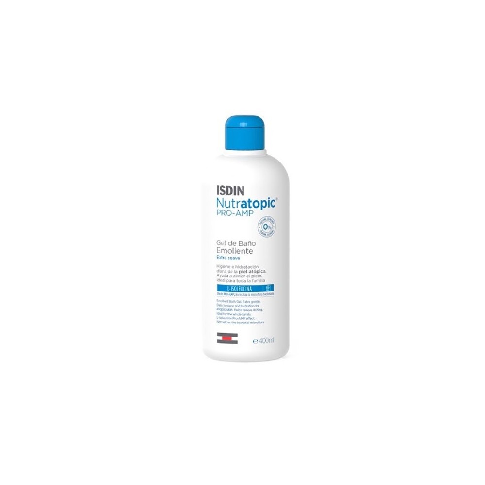 Isdin Nutratopic Pro-Amp Gel Da Bagno Detergente Lenitivo Per Pelle Atopica 400 ml 