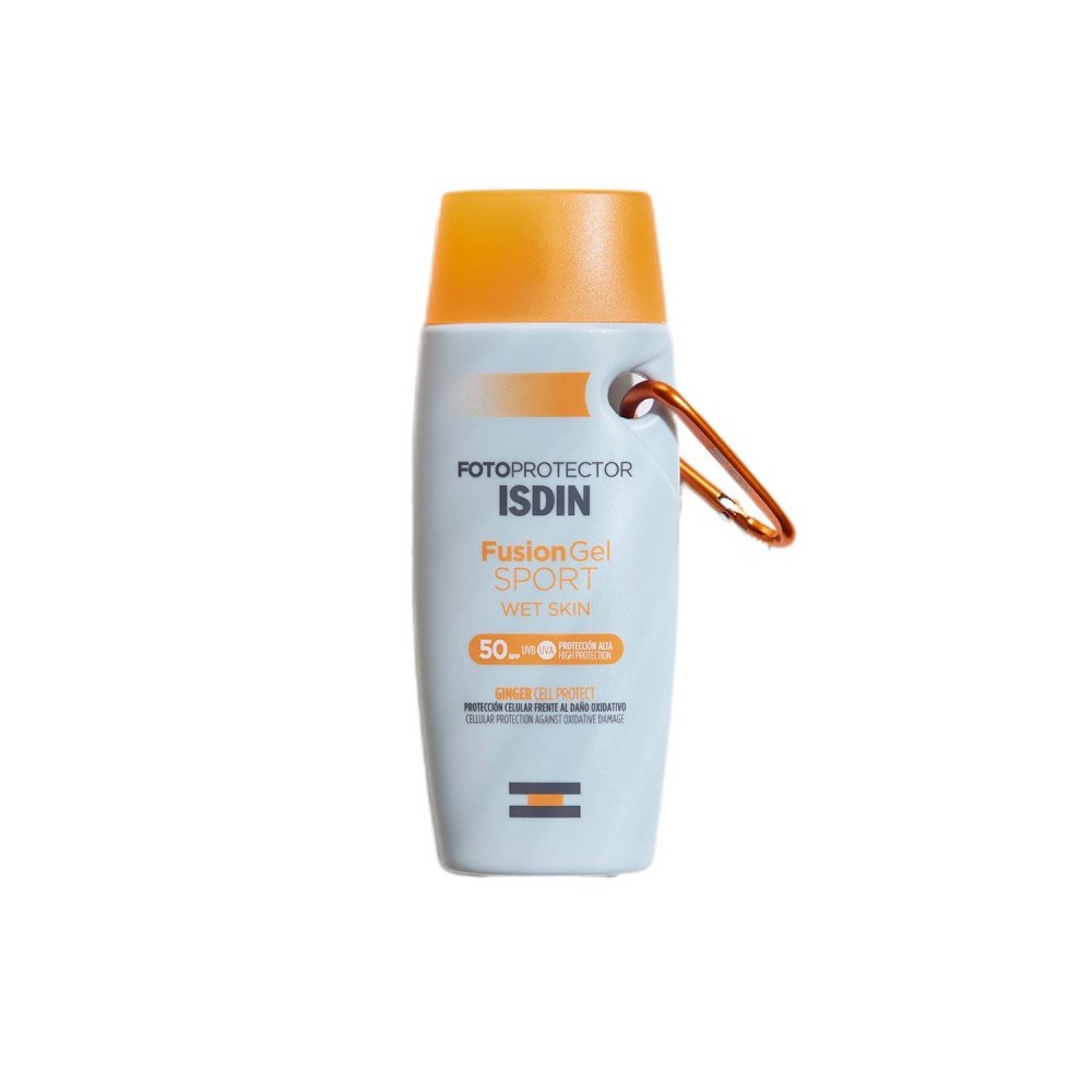 Isdin Fotoprotector Fusion Gel Sport SPF50 Lozione Solare Leggera Resistente Ad Acqua E Sudore 100 ml 