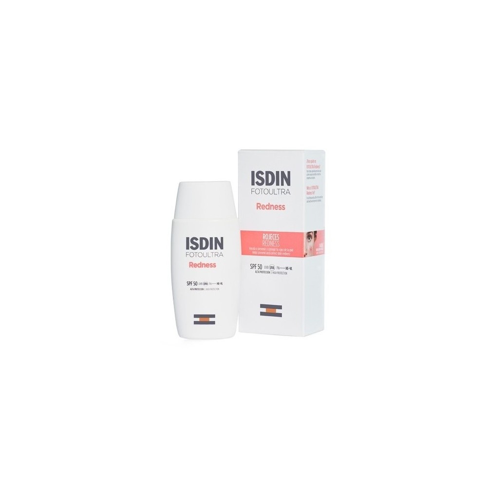 Isdin FotoUltra Redness SPF50 Lozione Solare Viso Anti-Arrossamento 50 ml 