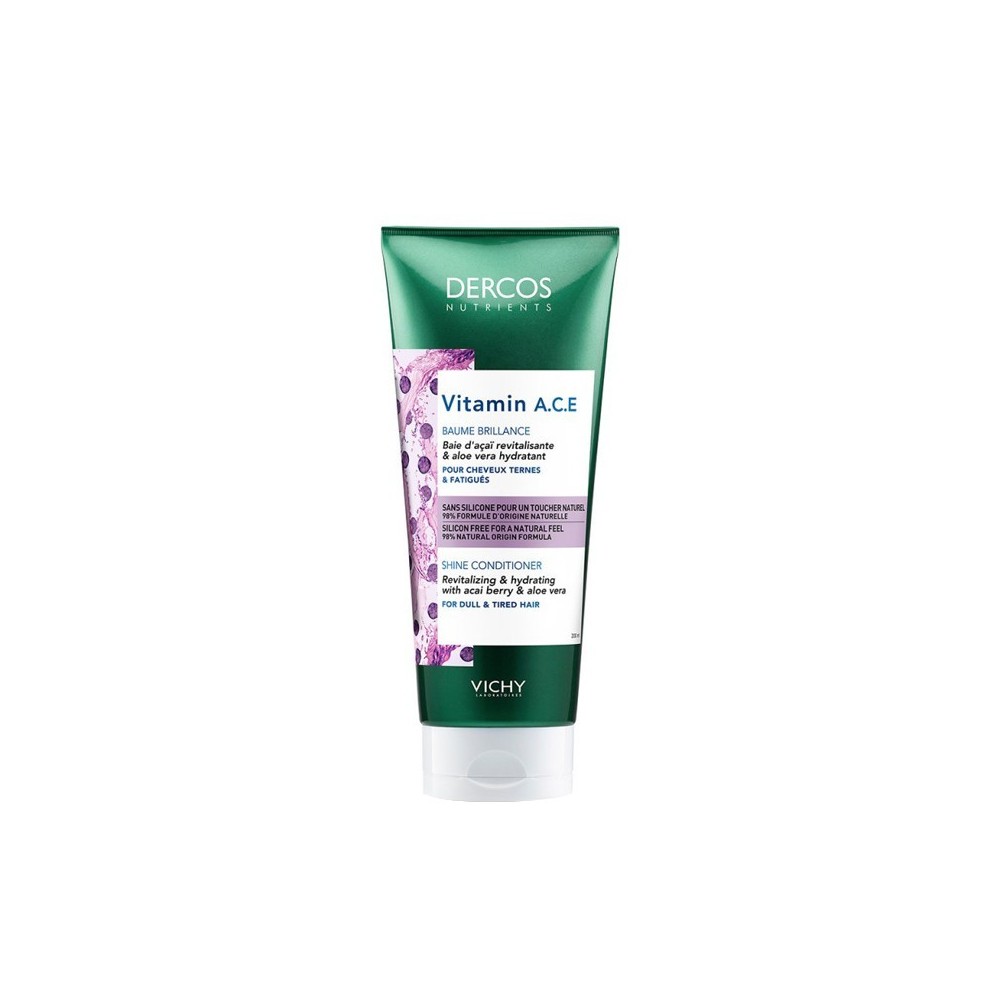 Vichy Dercos Vitamin Balsamo Illuminante Capelli Spenti E Senza Vitalità 200 ml 