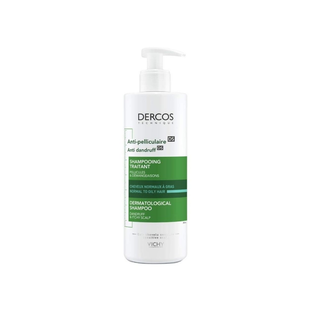 Vichy Dercos Anti-Forfora Ds Shampoo Capelli Da Normali A Grassi 390 ml 