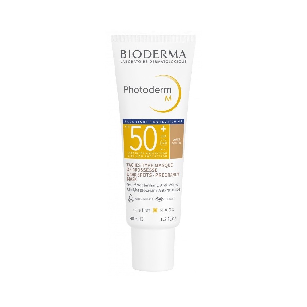 Bioderma Photoderm M SPF50+ Gel-Crema Solare Uniformante Anti-Macchie - Dorée 40 ml 