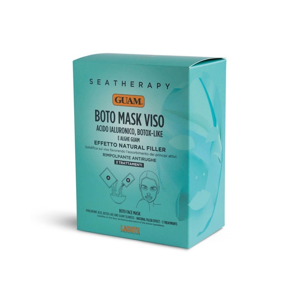 Guam Seatherapy Boto Mask Viso Rimpolpante Antirughe - 3 Trattamenti 