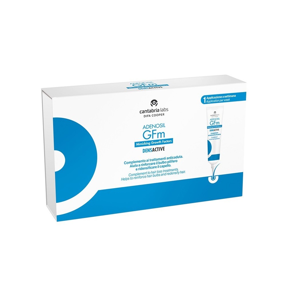 Difa Cooper GFm Densactive Gel Anticaduta Per Il Cuoio Capelluto 4 Tubetti da 12,5 ml 