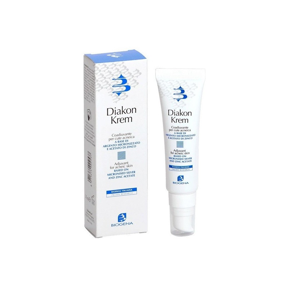 Biogena Diakon Krem Crema Viso Idratante Lenitiva Per Pelle Acneica 30 ml 