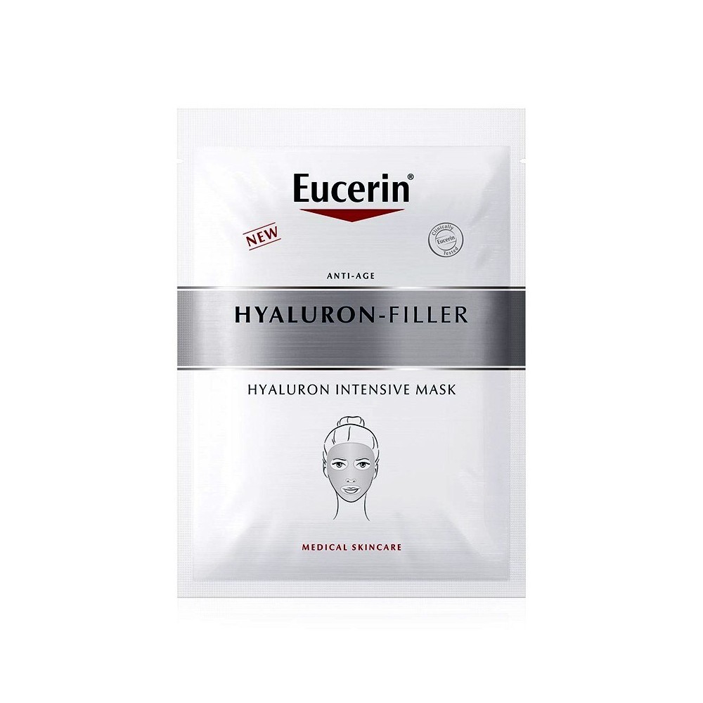 Eucerin Hyaluron-Filler Maschera In Tessuto Idratazione Intensiva Anti-Age 