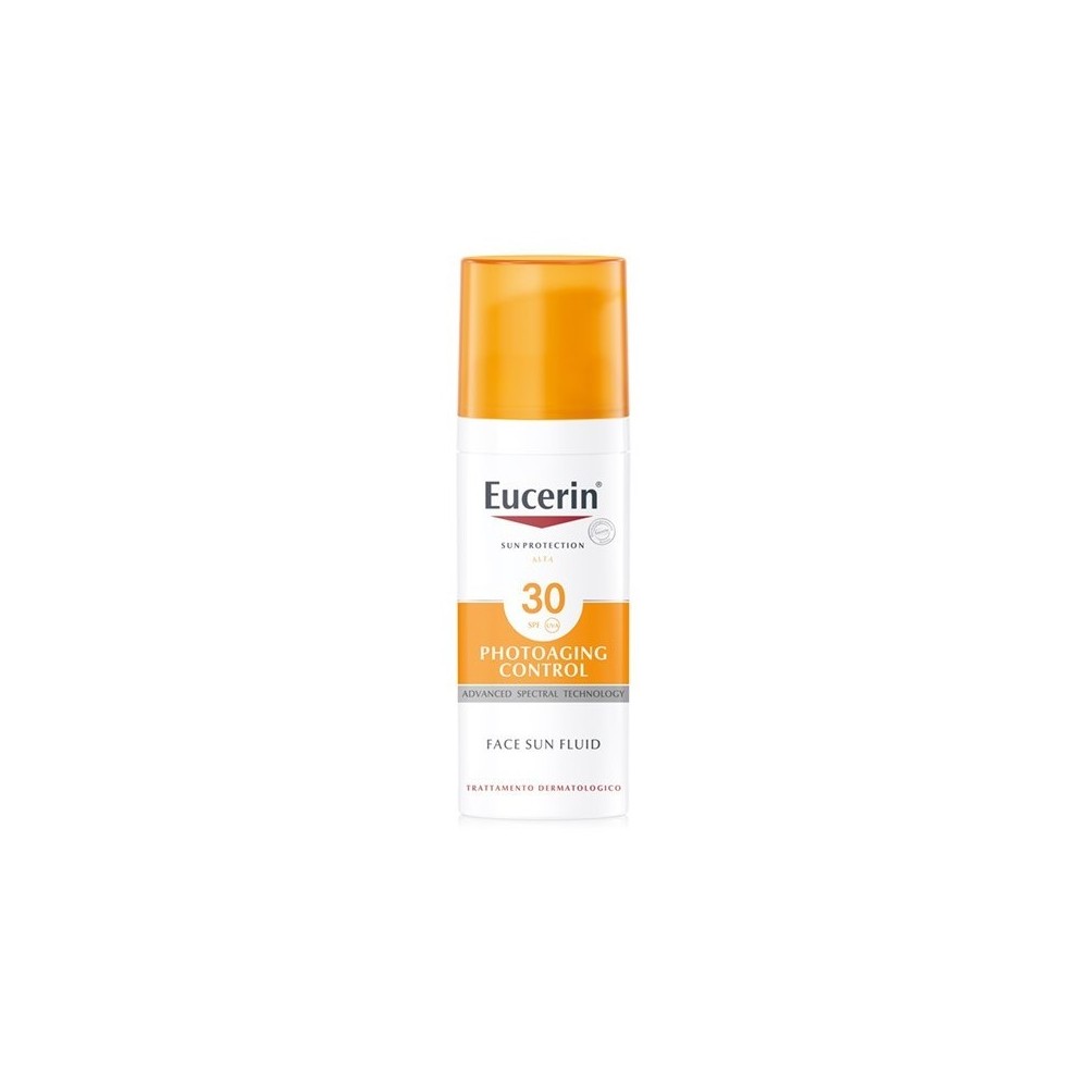 Eucerin Photoaging Control Sun Fluid SPF30 Protezione Solare Viso Anti-Age 50 ml 