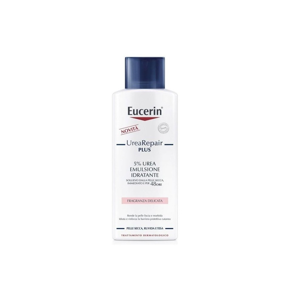 Eucerin UreaRepair Plus Emulsione Idratante Corpo Per Pelle Secca E Ruvida Con 5% Di Urea - Fragranza Delicata 250 ml 