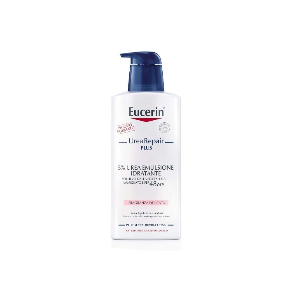 Eucerin UreaRepair Plus Emulsione Idratante Corpo Per Pelle Secca E Ruvida Con 5% Di Urea - Fragranza Delicata 400 ml 