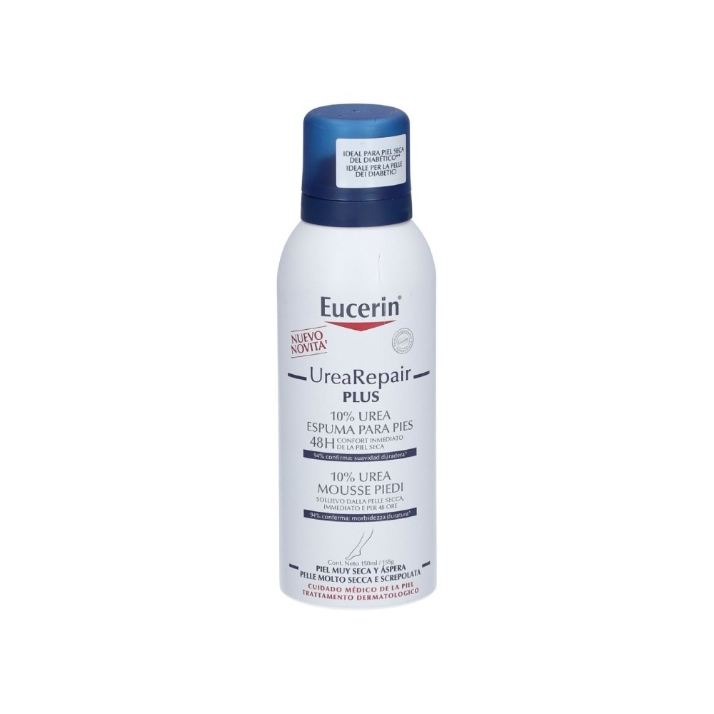 Eucerin UreaRepair Plus Mousse Piedi Idratante Riparatrice 10% Di Urea 150 ml 