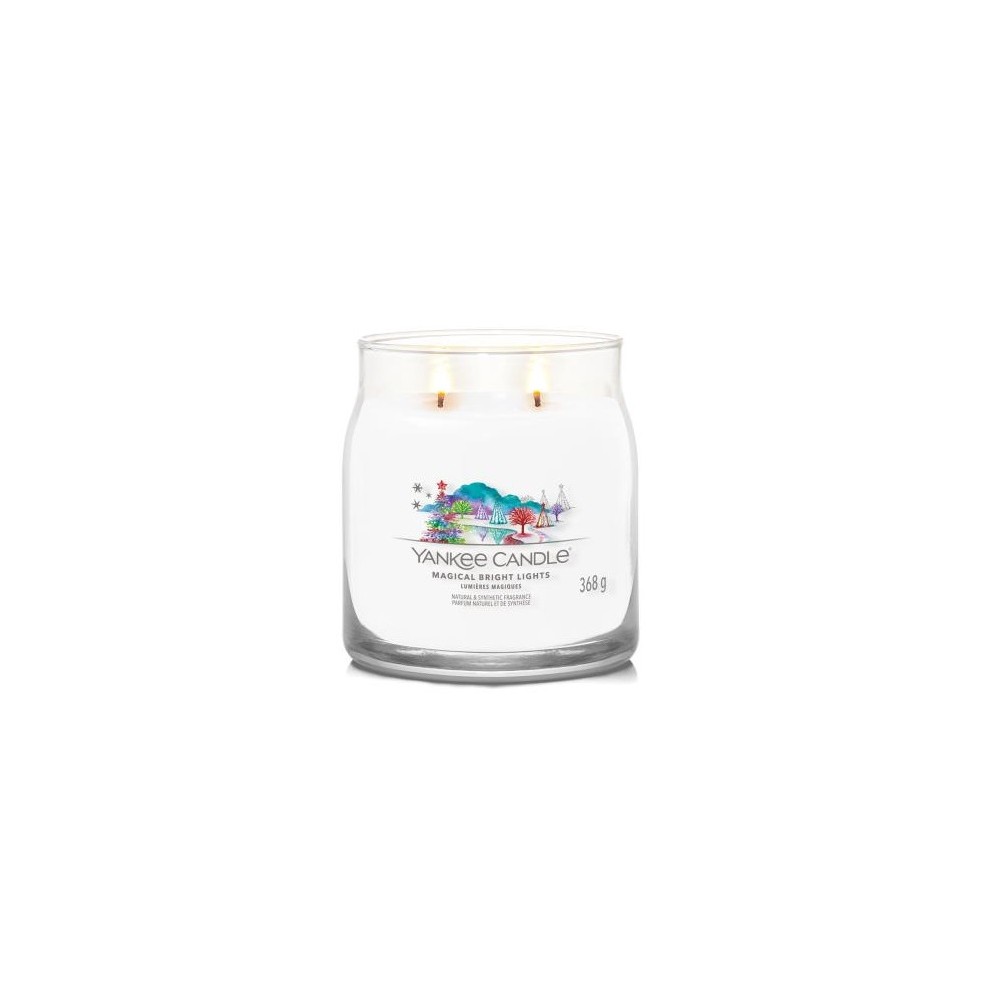 Yankee Candle Candela Profumata In Giara Media Magical Bright Lights 368 gr 