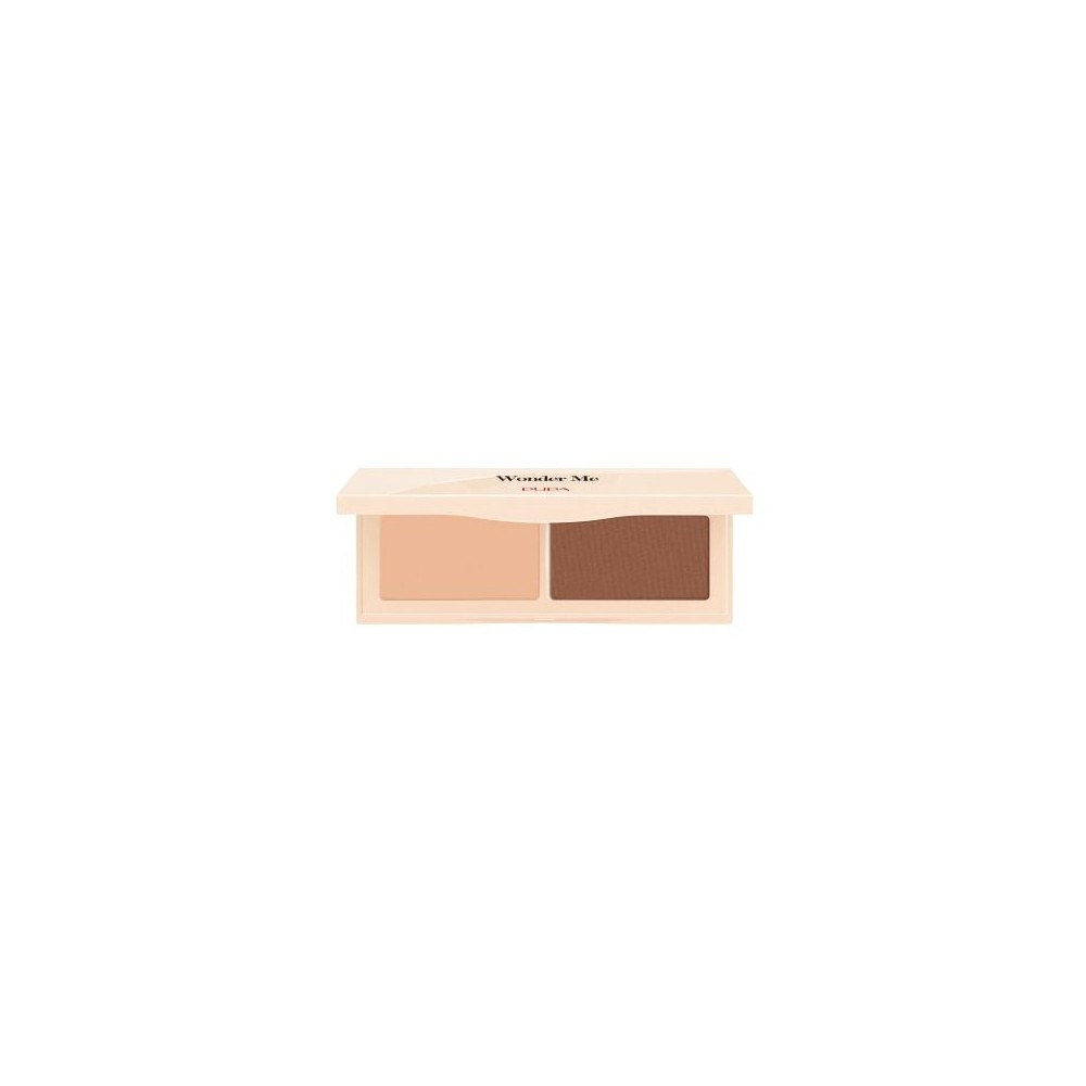 Pupa Wonder Me Natural Sculpt Polvere Viso Duo Contouring 002 Medium - Dark Skin 