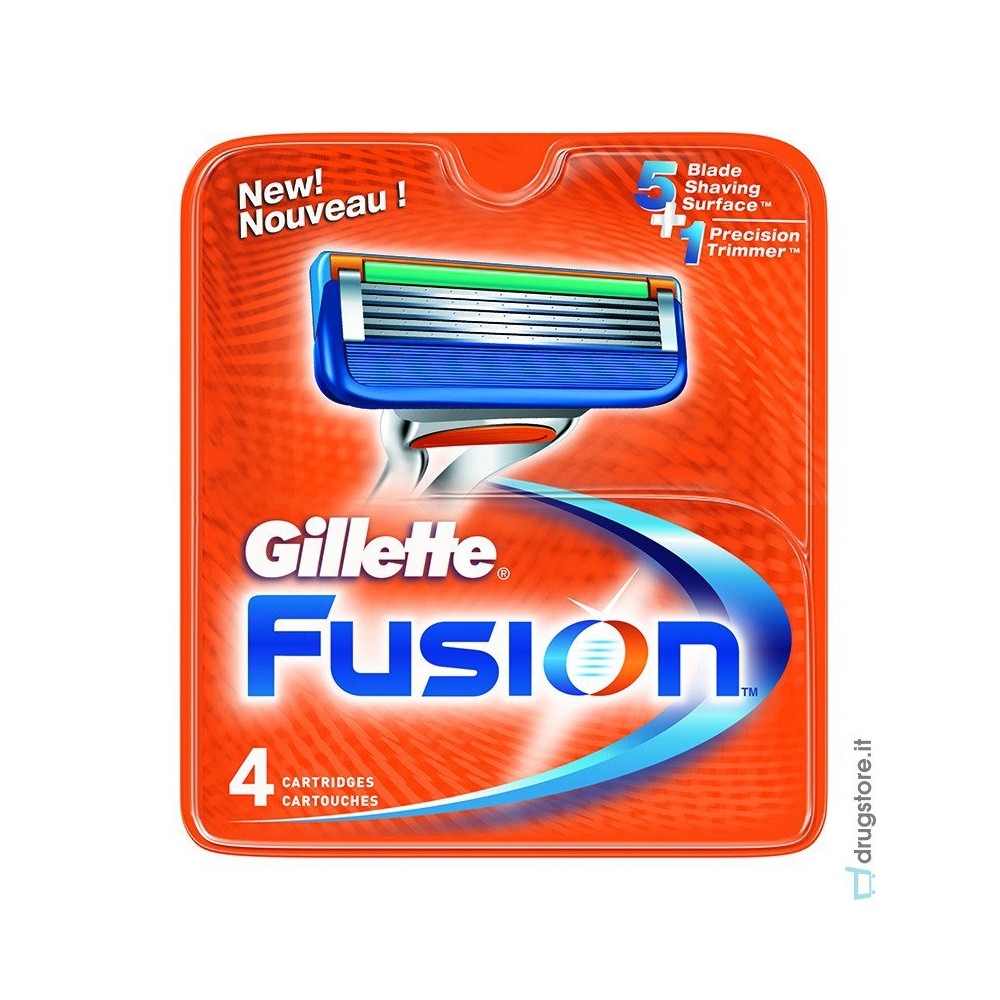 Gillette Fusion Lame di Ricambio 4 PZ