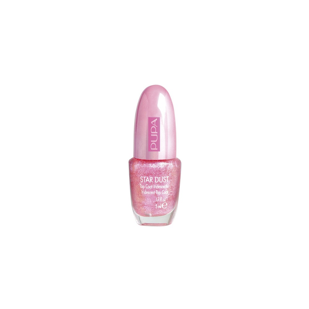 Pupa Star Dust Top Coat - 01 Iridescent Pink 