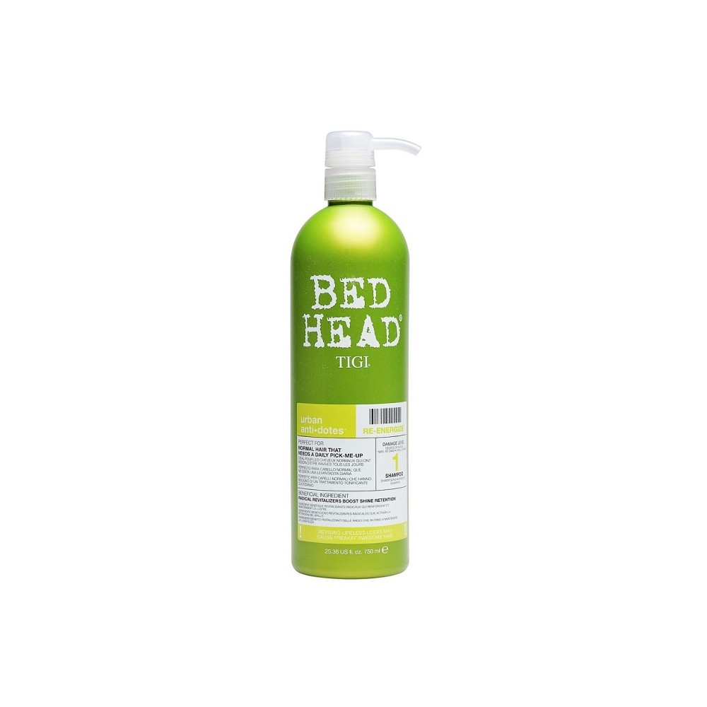 Tigi Bed Head Urban Anti-Dotes Re-Energize Shampoo 750ML 