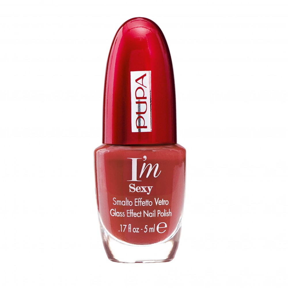 Pupa I'm Sexy Smalto Effetto Vetro - 002 Rouge Excess 