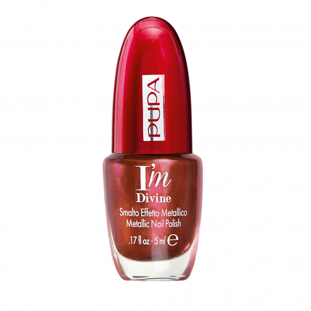 Pupa I'm Divine Smalto Effetto Metallico - 001 Angelic Scarlet 