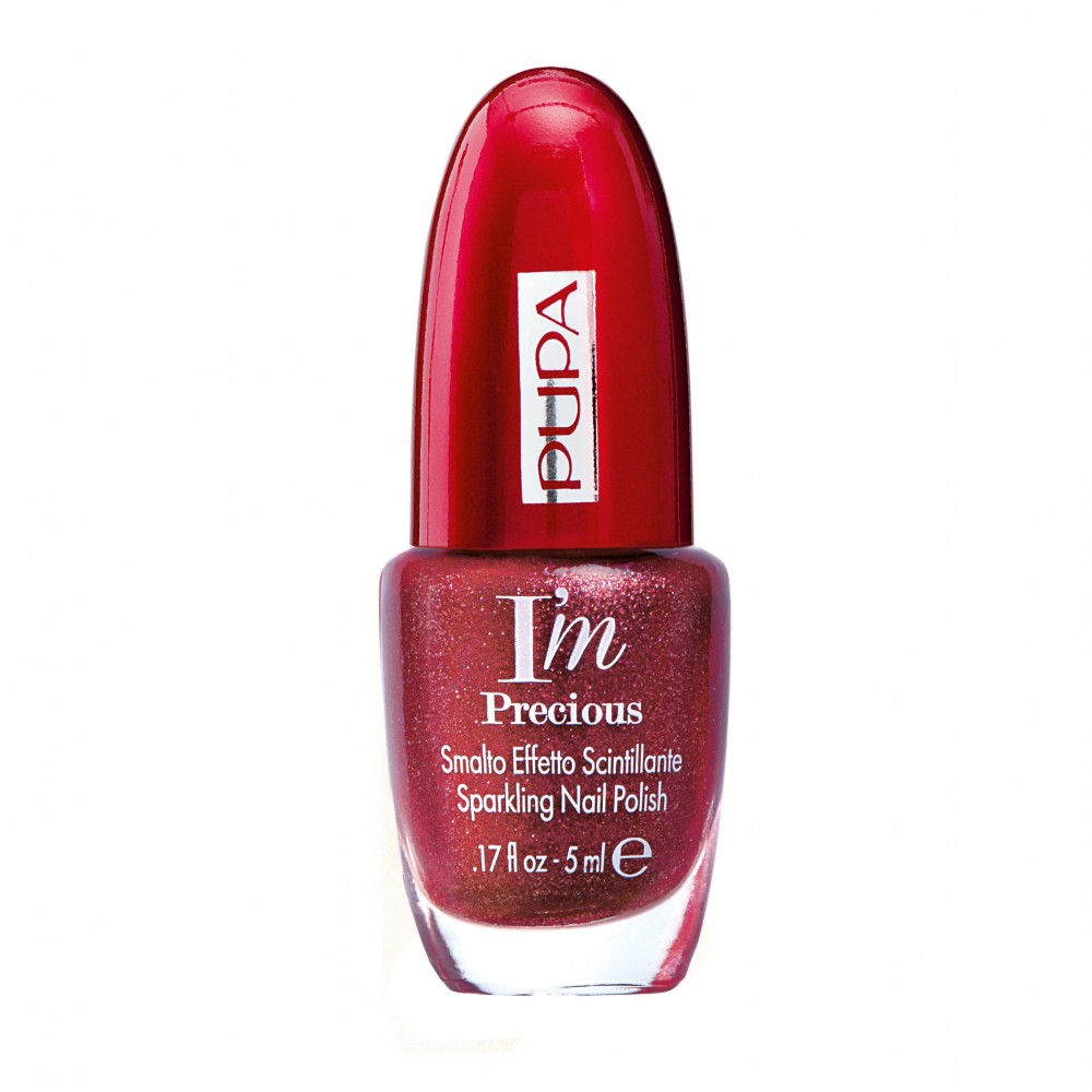 Pupa I'm Precious Smalto Effetto Scintillante - 003 Scarlet Diamond 