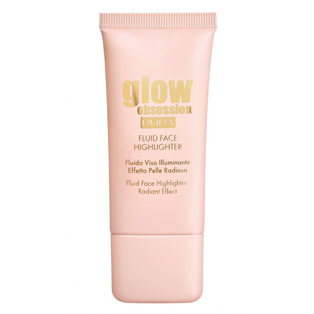 Pupa Glow Obsession Face Fluid Highlighter Effetto Pelle Radiosa - 003 Rosé 