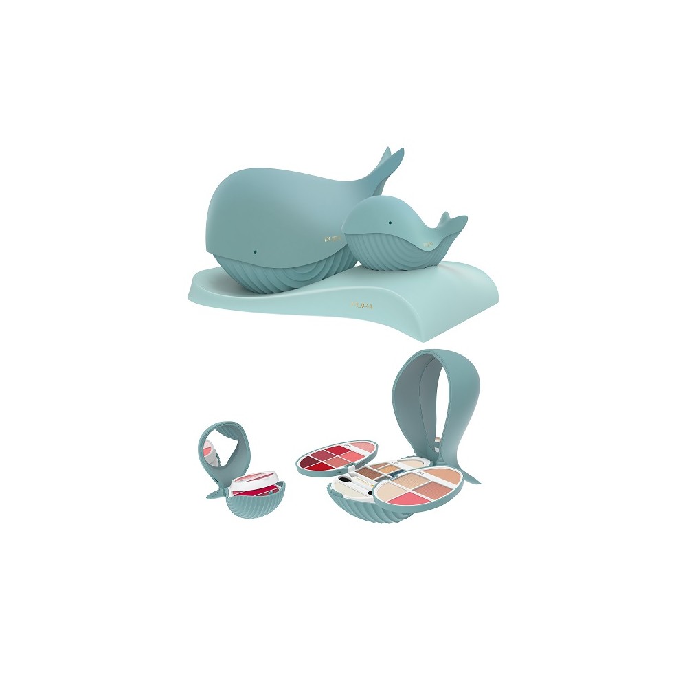 Pupa Whale 1 + Whale 4 Azzurro Cofanetto 