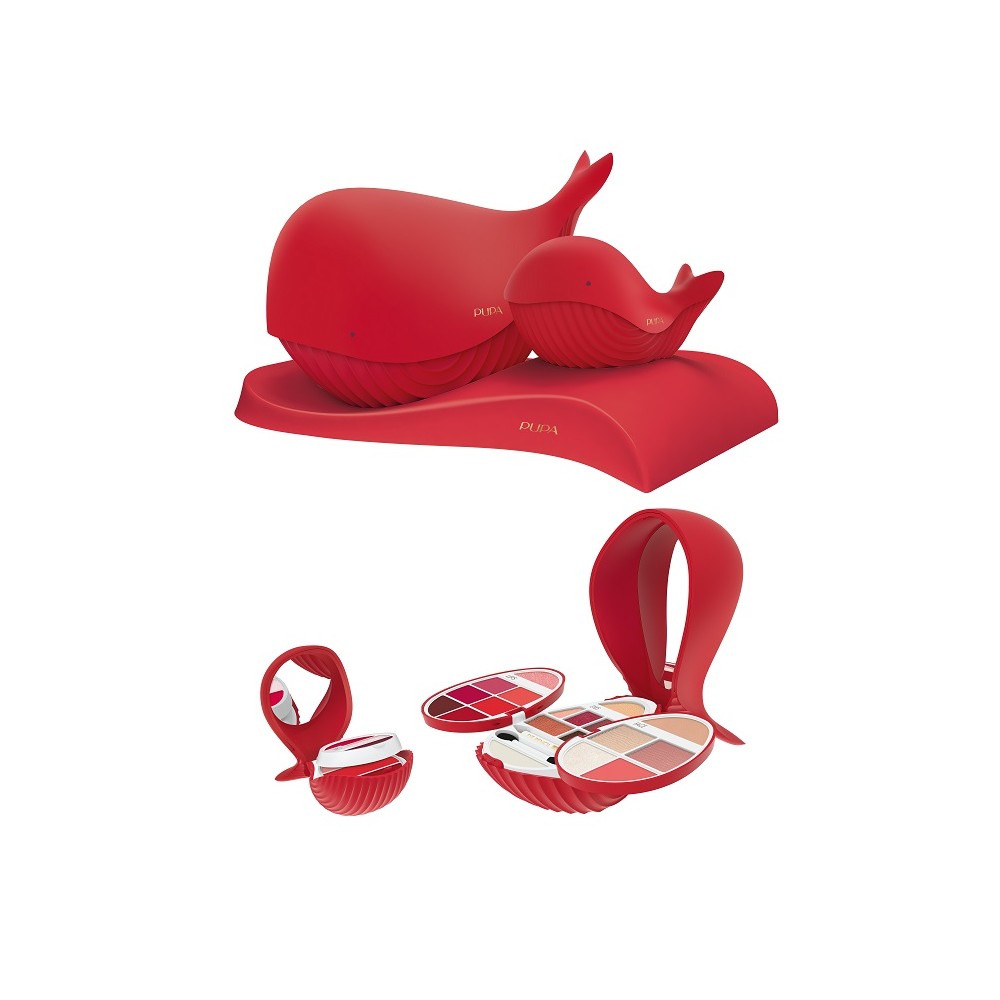 Pupa Whale 1 + Whale 4 Rosso Cofanetto 