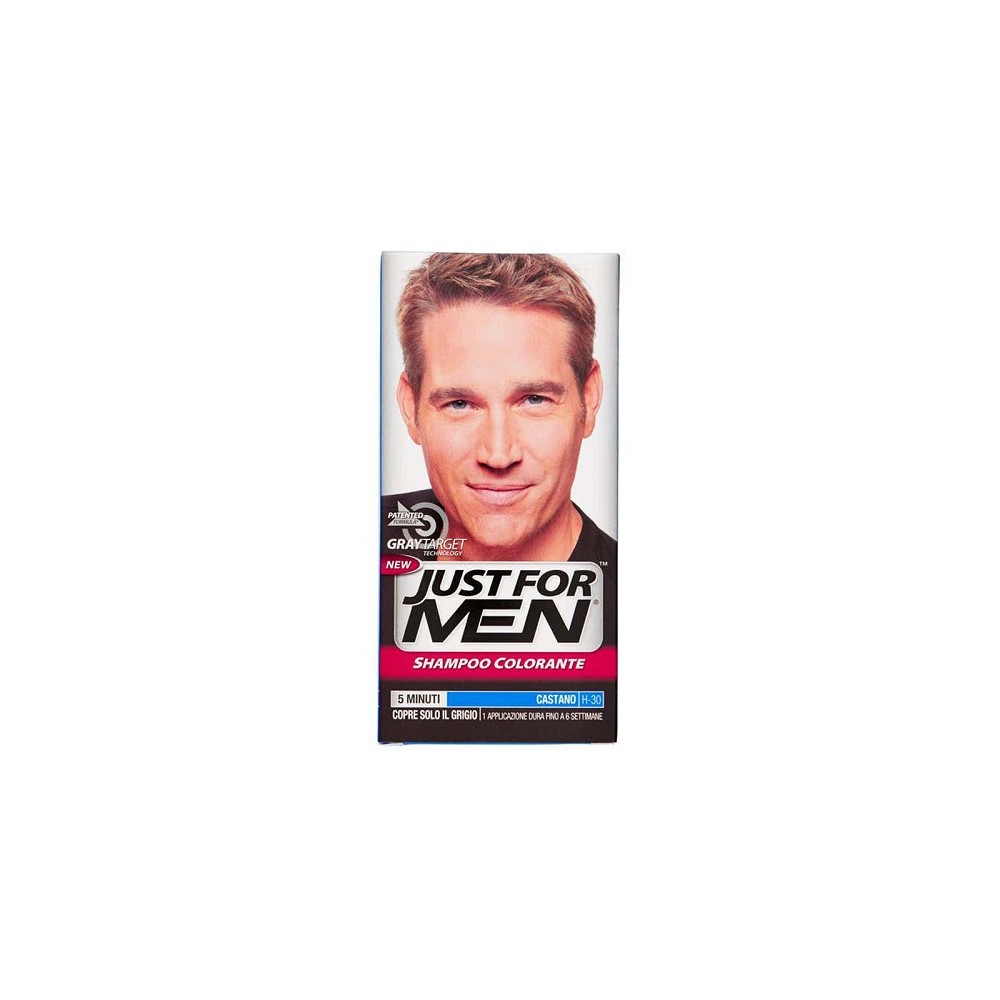 Just For Men Gray Target Technology Shampoo Colorante H-30 Castano 
