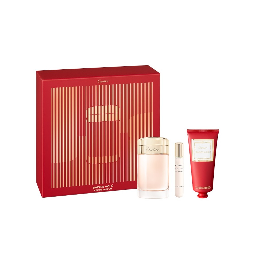 Cartier Baiser Volé Eau de Parfum 100 ml + 10 ml + Body Lotion Cofanetto 