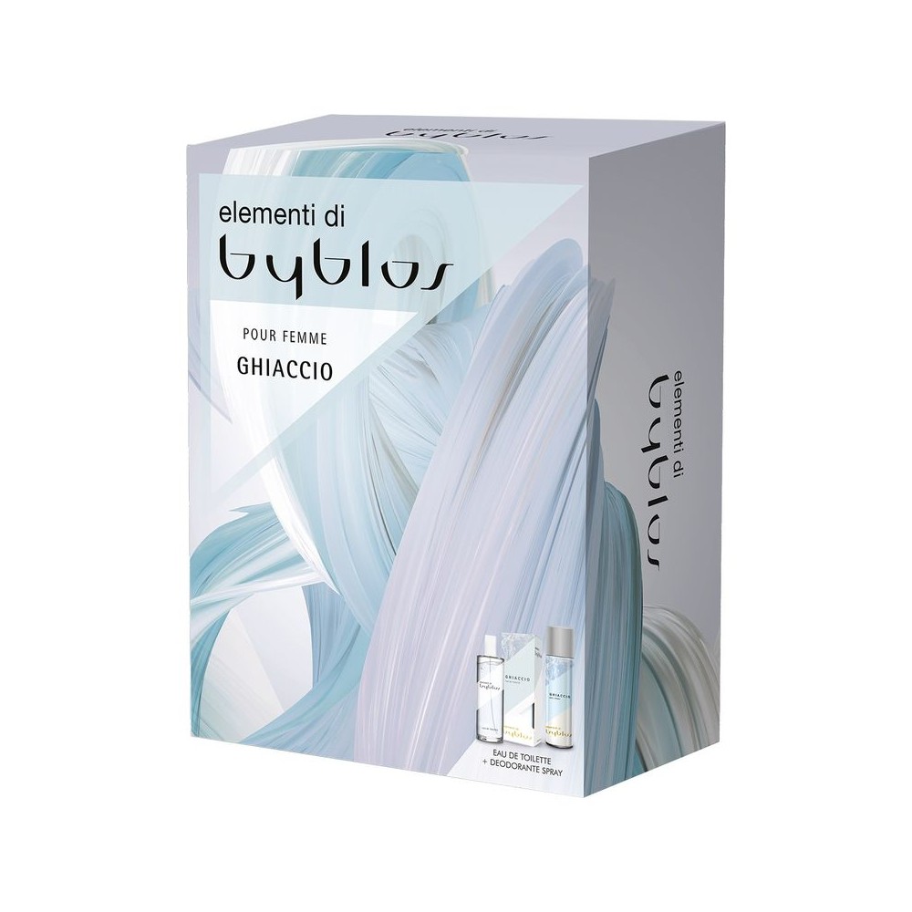 Byblos Ghiaccio Pour Femme Eau De Toilette + Deo Spray Cofanetto 