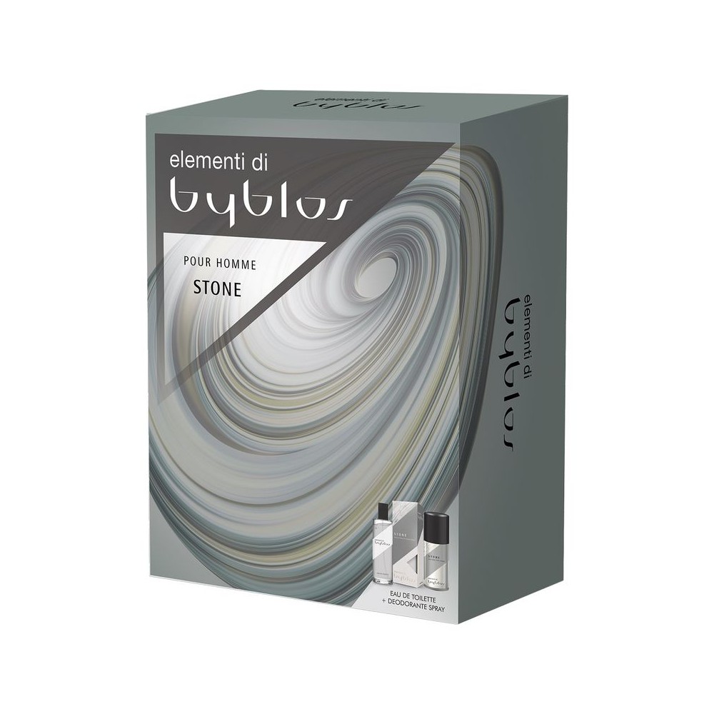 Byblos Stone Pour Homme Eau De Toilette + Deo Spray Cofanetto 