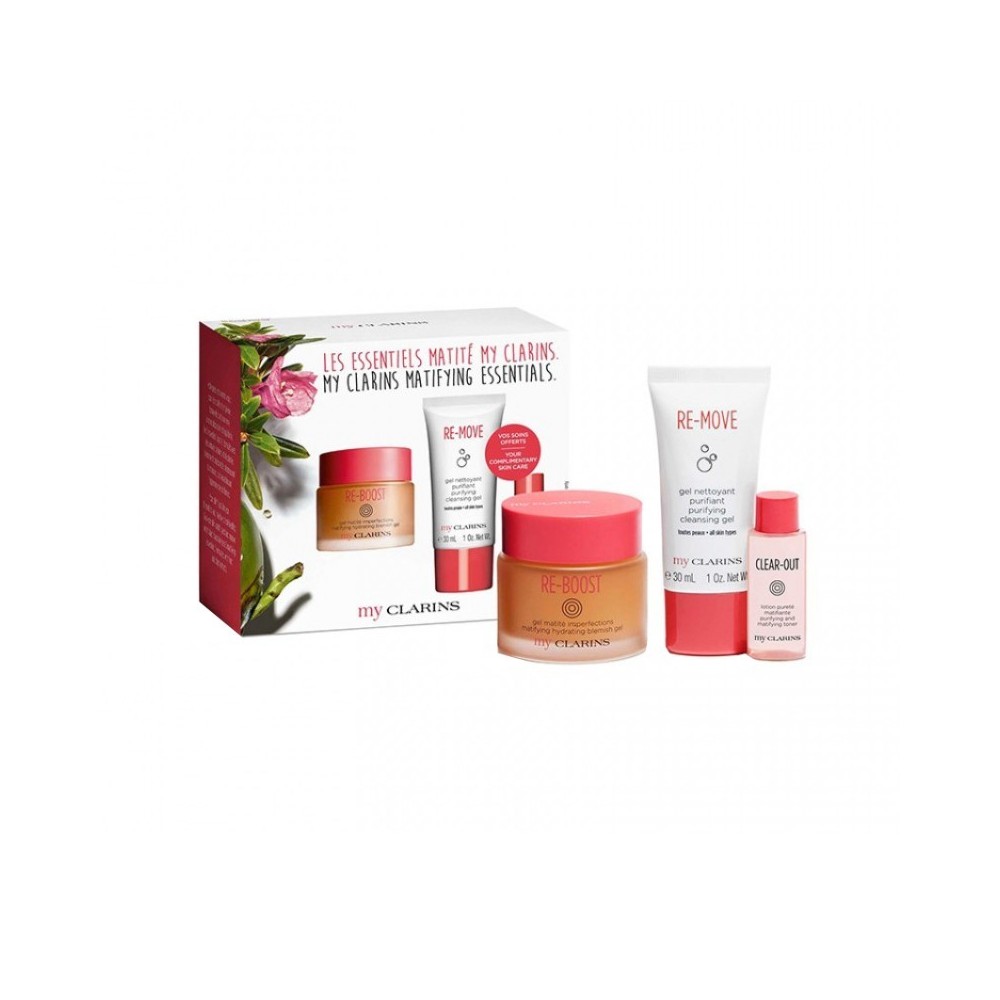 Clarins My Clarins Matifying Essentials Cofanetto Trattamento Opacizzante Viso 