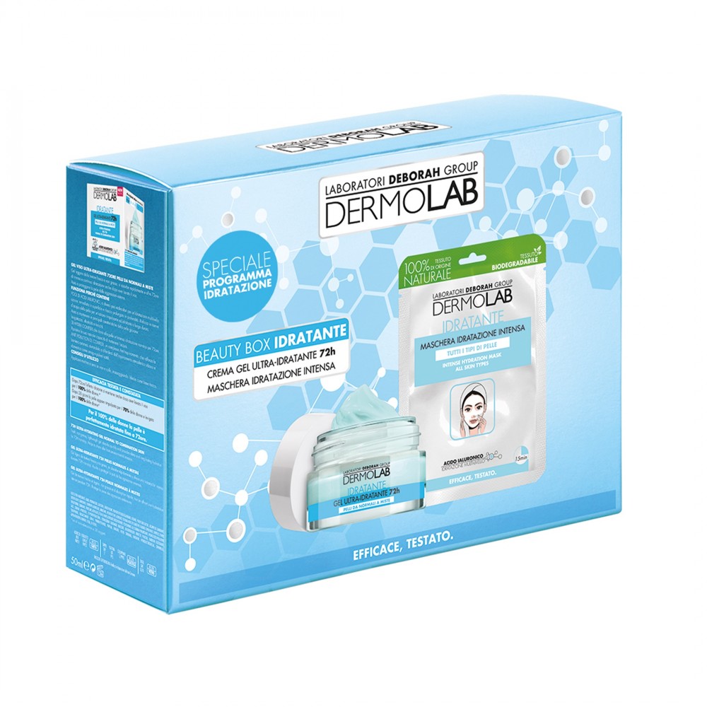 Dermolab Beauty Box Idratante Crema Gel Ultra Idratante + Maschera 