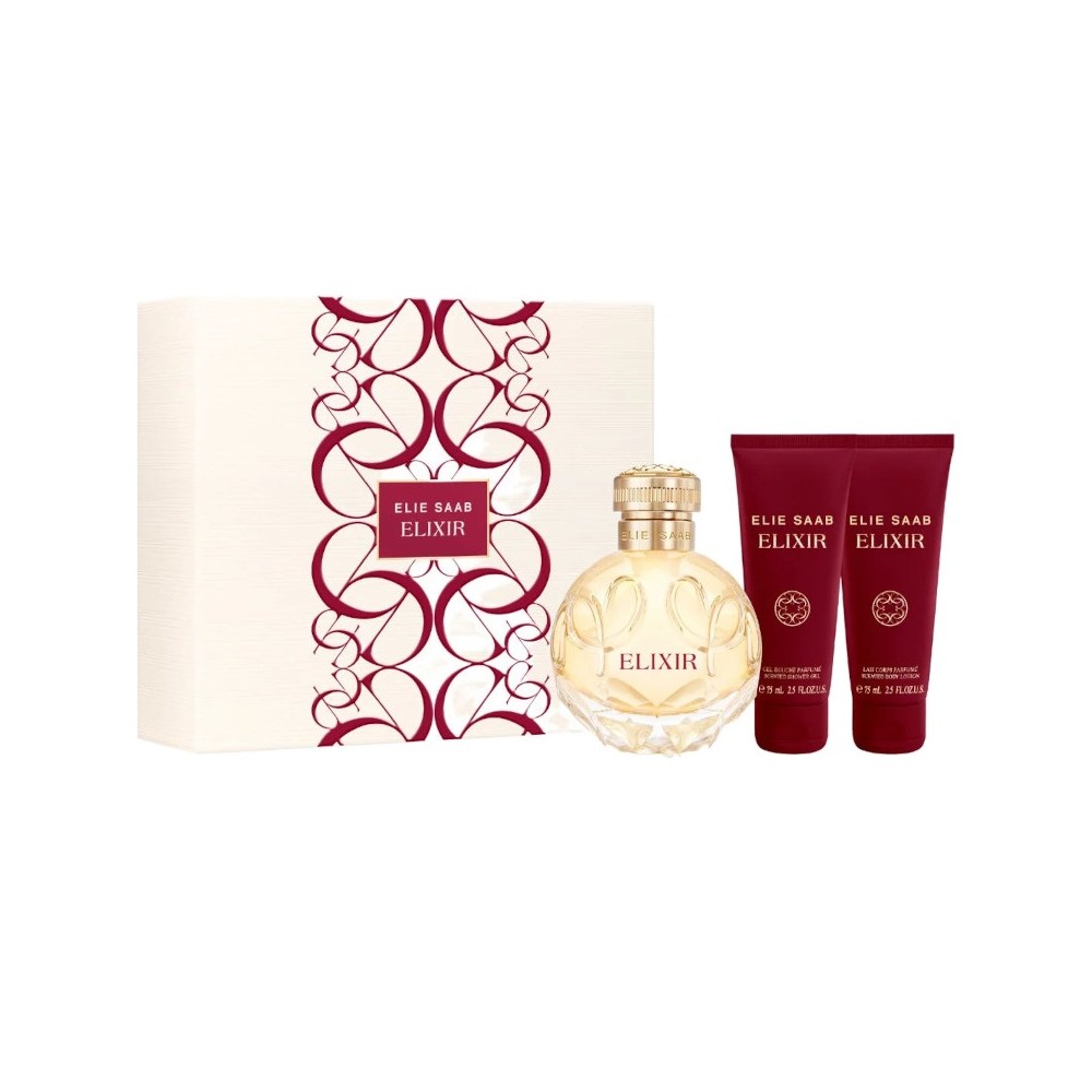 Elie Saab Elixir Eau de Parfum 100 ml + Body Lotion + Shower Gel Cofanetto 