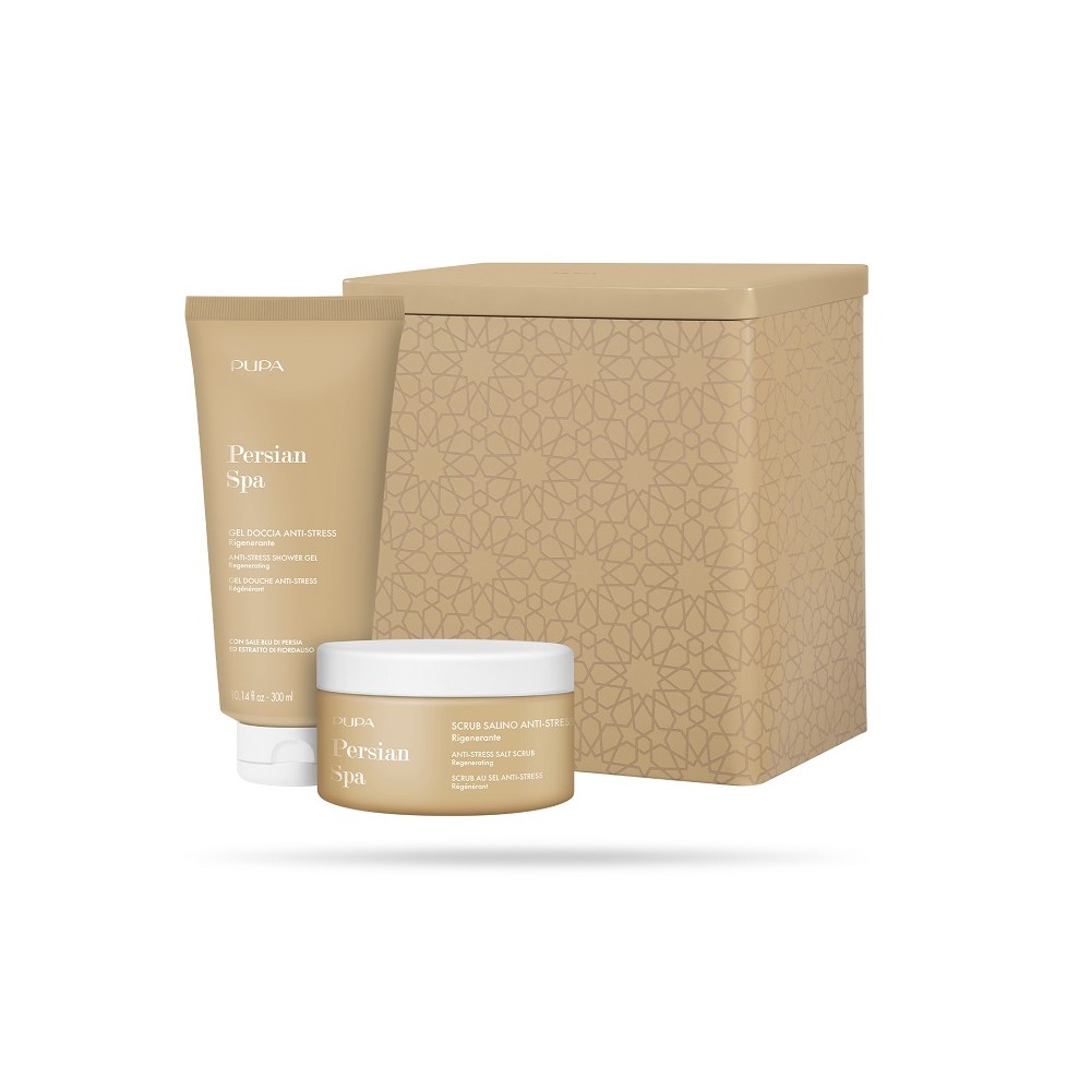 Pupa Persian Spa Kit 1 Scrub Salino + Gel Doccia Anti-Stress 